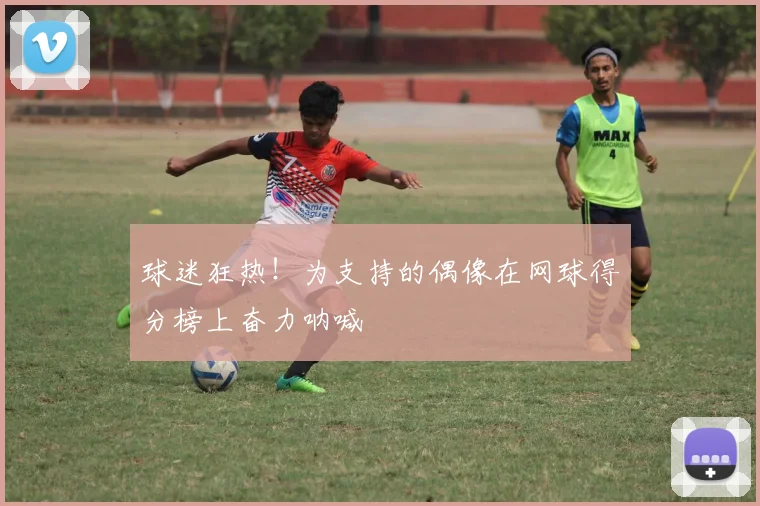 球迷狂热!为支持的偶像在网球得分榜上奋力呐喊